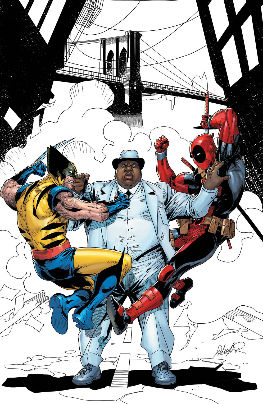 DEADPOOL & WOLVERINE: WWIII #3 Notorious B.I.G. Spotlight Virgin Variant