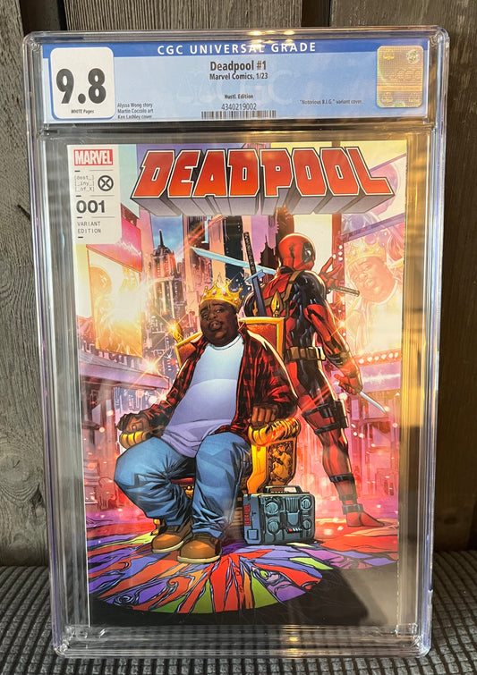 Deadpool #1 Notorius B.I.G. Variant CGC
